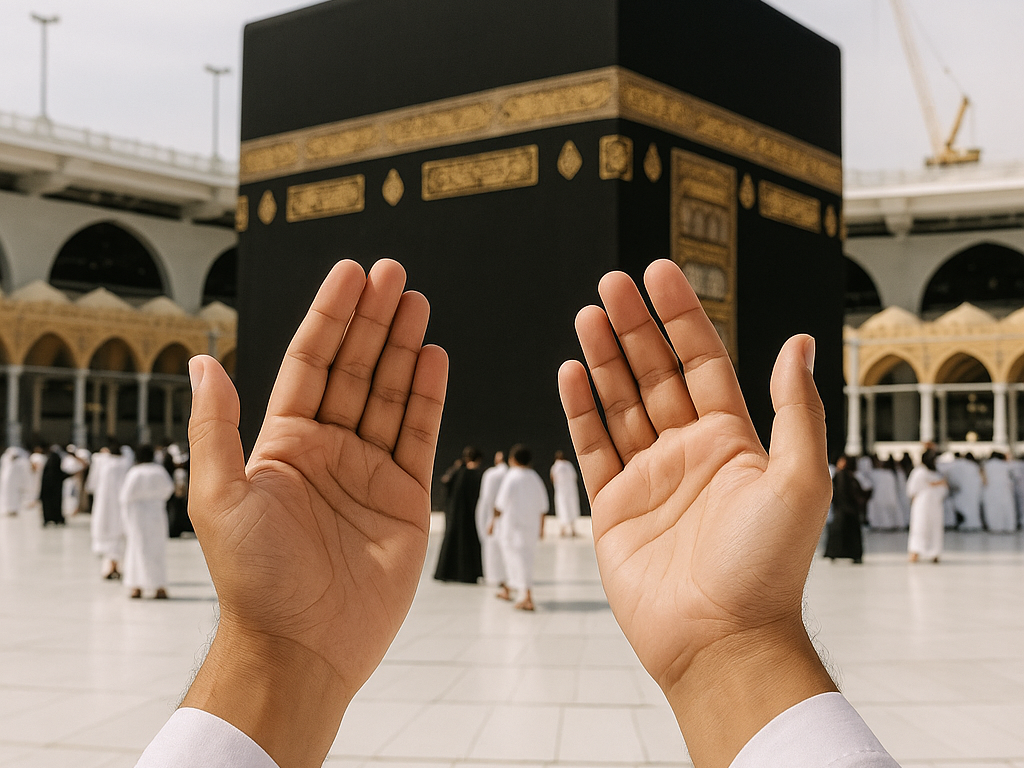 invocations devant la kaaba