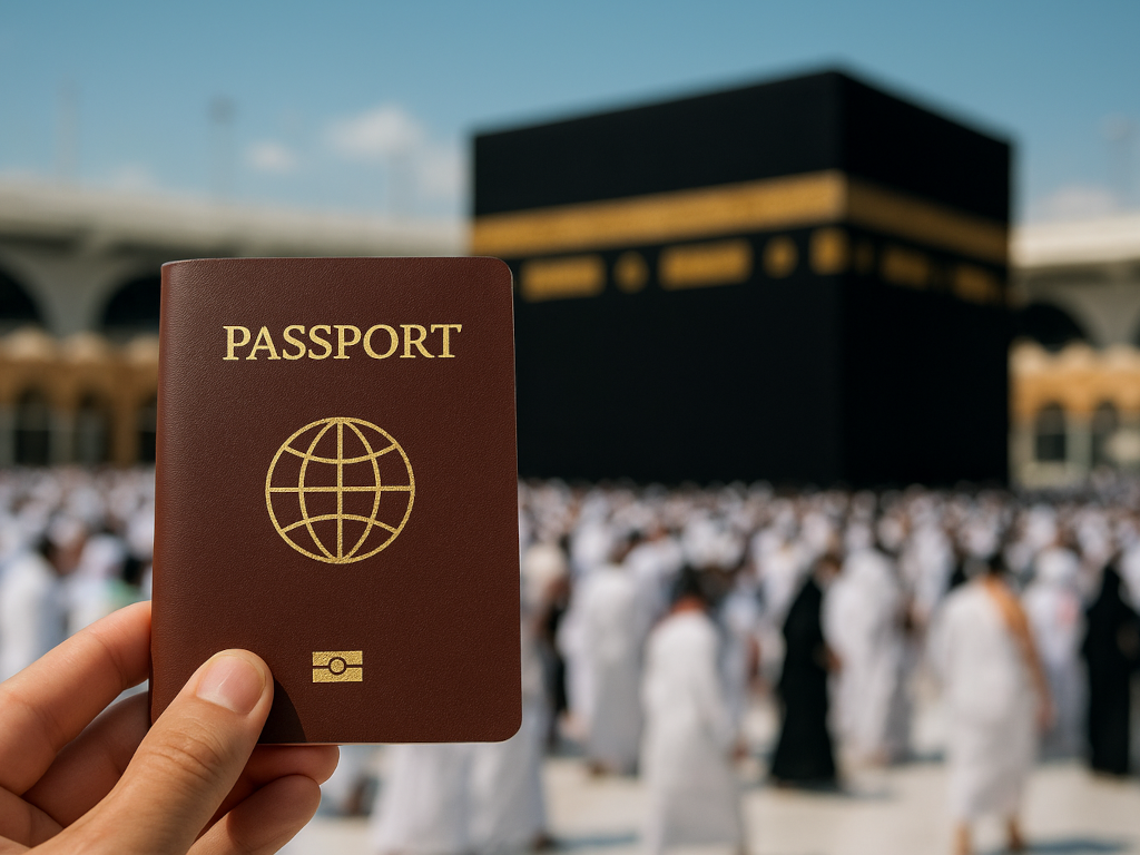 passeport français visa Omra