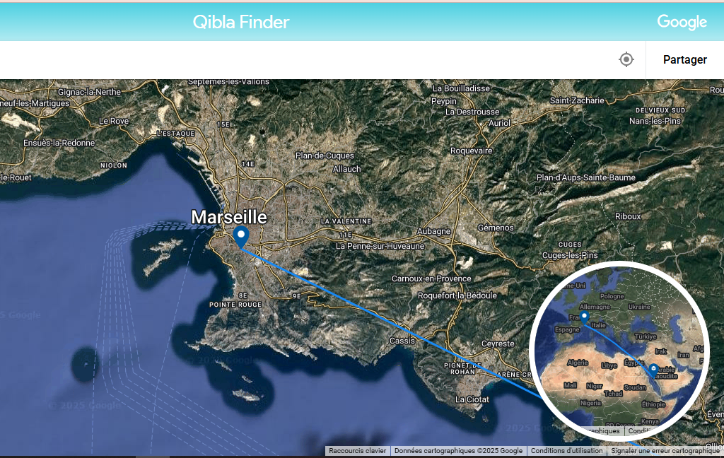 qibla finder mecca