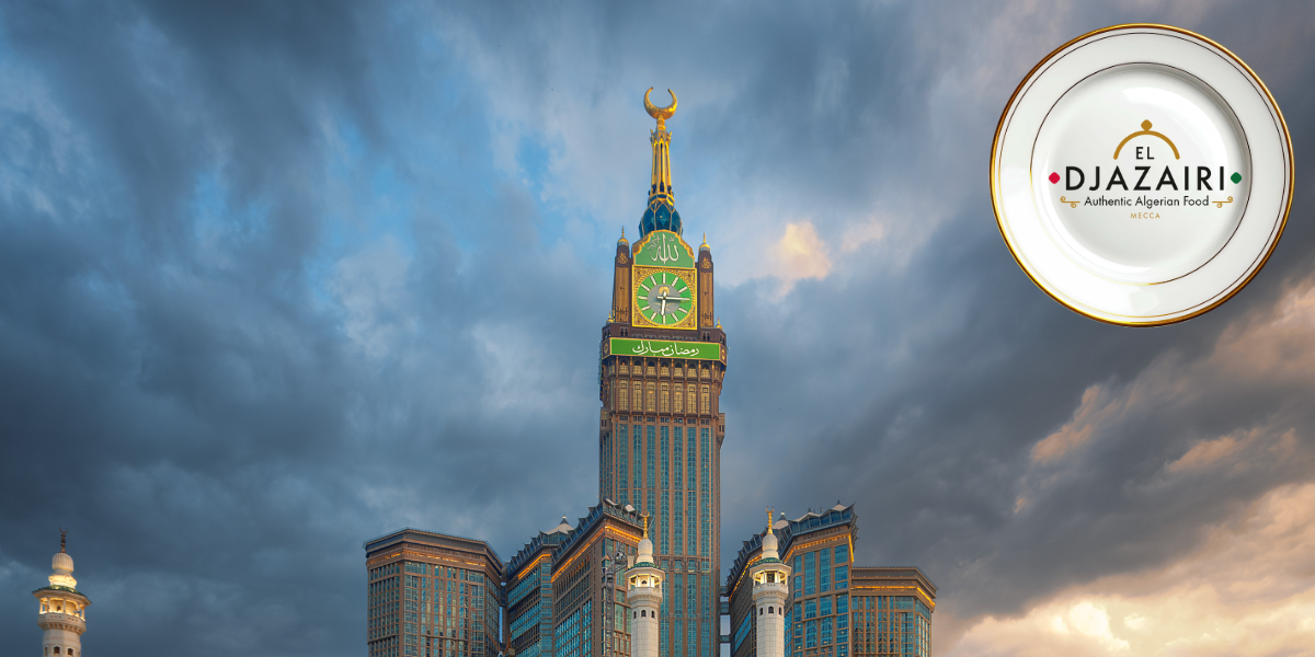 Cuisine algérienne traditionnelle livrée par le restaurant El Djazairi à La Mecque