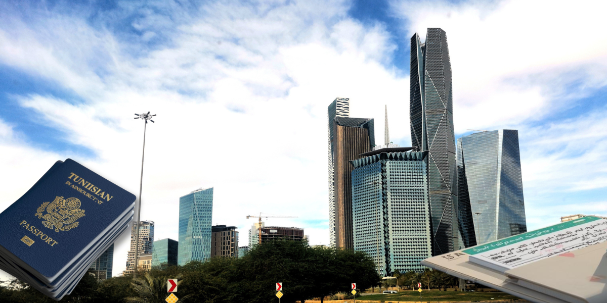 Vue sur les gratte-ciel de Riyad pour illustrer le guide du visa touristique saoudien pour les Tunisiens