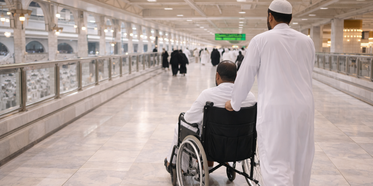 accompagnement en omra pour personne handicapée
