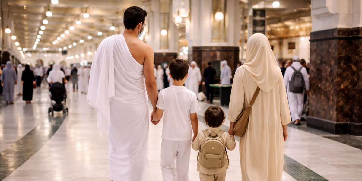 rites de la omra en famille avec enfants