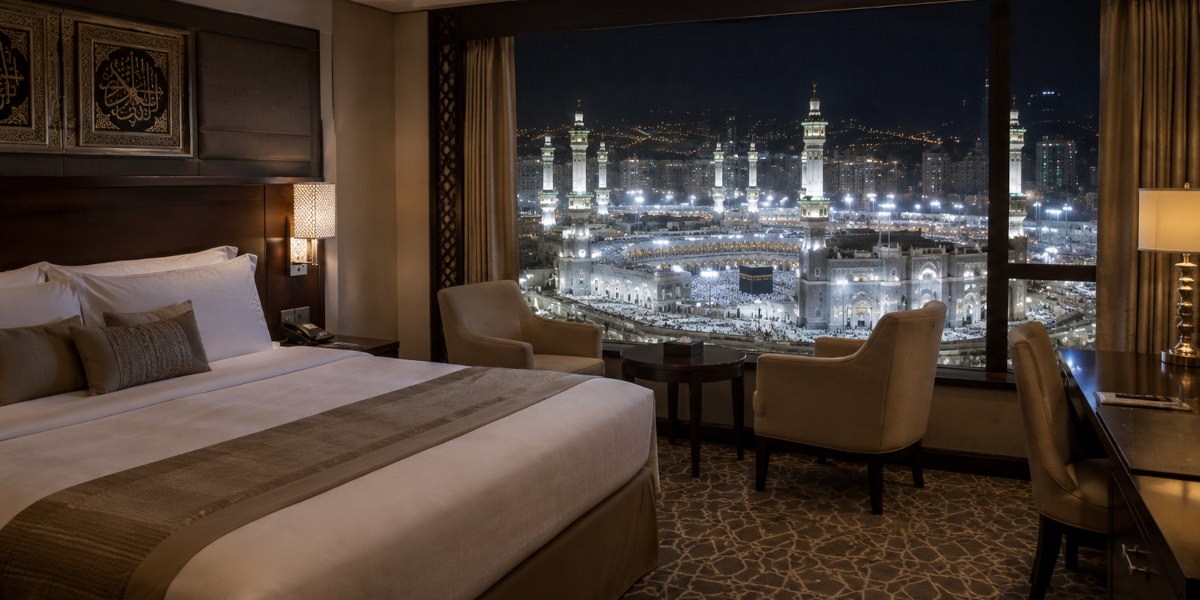 hôtel proche du haram pour la omra